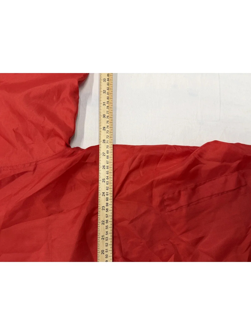 Steele & Barry's Red V-Neck Pullover Windbreaker Jacket XL